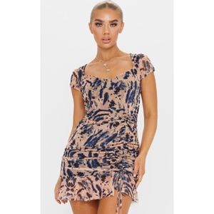 Ruched Bodycon Mini Dress
